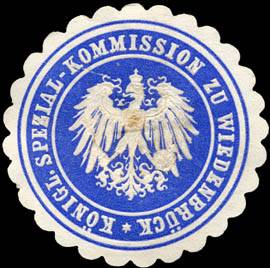 Königliche Spezial - Kommission zu Wiedenbrück