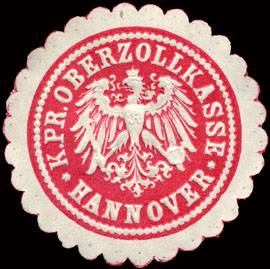 Königlich Preussische Oberzollkasse - Hannover