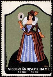 Niederländische Dame 1600-1650