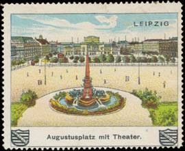 Augustusplatz mit Theater
