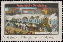 1791 Voltaires Triumph