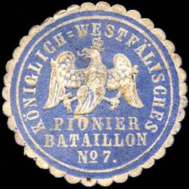 Königlich Westfälisches Pionier Bataillon No. 7