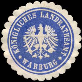 Königliches Landrathsamt - Warburg