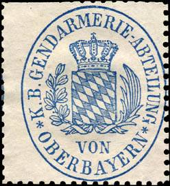 Königlich Bayerische Gendarmerie - Abteilung von Oberbayern