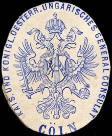 Kaiserlich und Königlich Oesterreichisch Ungarisches General Consulat - Cöln