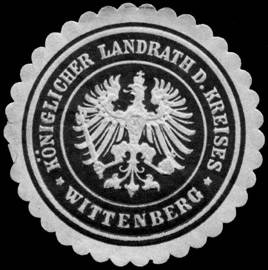 Königlicher Landrath des Kreises - Wittenberg