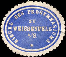 Siegel des Progymnasiums zu Weissenfels an der Saale