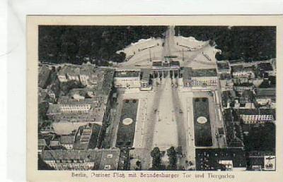 Berlin Mitte Brandenburger Tor Luftbild ca 1925