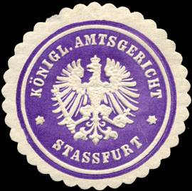 Königliches Amtsgericht Stassfurt