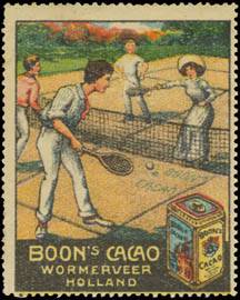 Boons Kakao für Tennis Spieler
