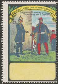 Begegnung Bismarck und Napoleons am 2. September 1870