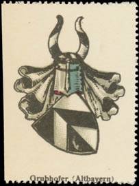 Grubhofer (Bayern) Wappen