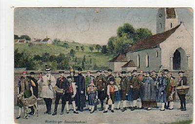 Altenburg Bauerntrachten Hochzeit 1925