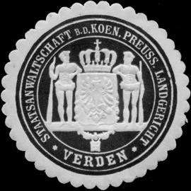 Staatsanwaltschaft bei dem Koeniglich Preussischen Landgericht Verden