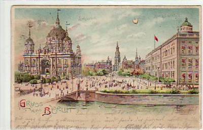 AK Halt gegen das Licht Berlin-Mitte 1905