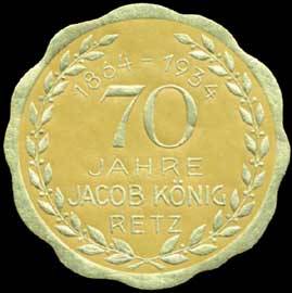 70 Jahre Jacob König