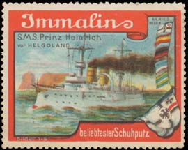 S.M.S. Prinz Heinrich vor Helgoland