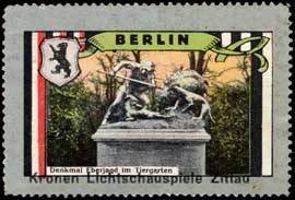 Berlin - Denkmal Eberjagd im Tiergarten