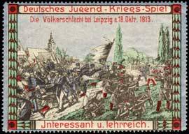 Die Völkerschlacht bei Leipzig am 18. Oktr. 1813