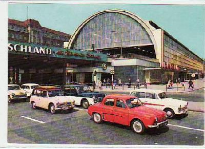 Berlin Mitte Alexanderplatz Bahnhof 1966