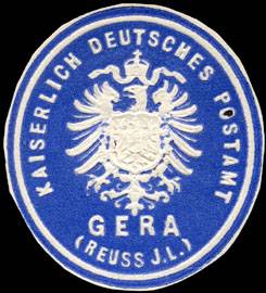 Kaiserlich Deutsches Postamt - Gera (Reuss J.L.)
