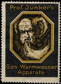 Prof. Junkers Gas-Warmwasser Apparate