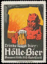 Trinke hier Hölle-Bier