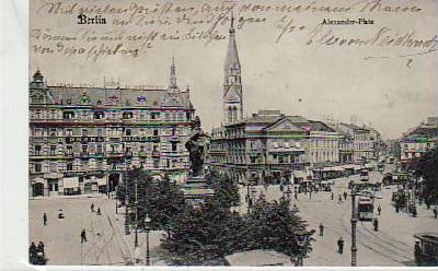 Berlin Mitte Alexanderplatz 1906