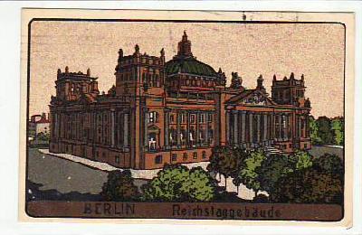Berlin Tiergarten Steindruck 1915