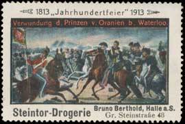Verwundung des Prinzen von Oranien bei Waterloo
