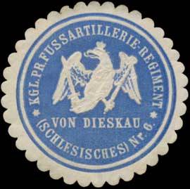 K.Pr. Fussartillerie-Regiment von Dieskau (Schlesisches Nr. 6)