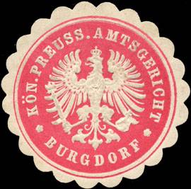 Königlich Preussisches Amtsgericht Burgdorf