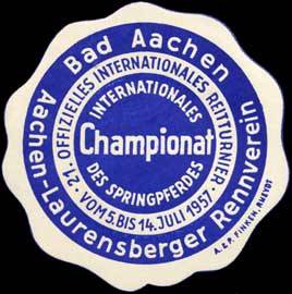 Internationales Championat des Springpferdes