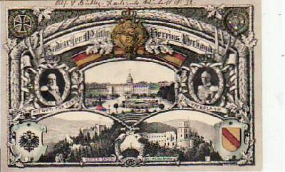 Adel Monarchie Karlsruhe, Heidelberg Militär Verein 1.WK 1917