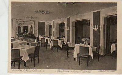 Berlin Tegel Restaurant Central Hotel 1926