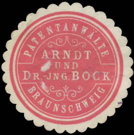 Patentanwälte Arndt und Dr. Ing. Bock