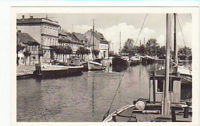 Ueckermünde Fischer Hafen 1963