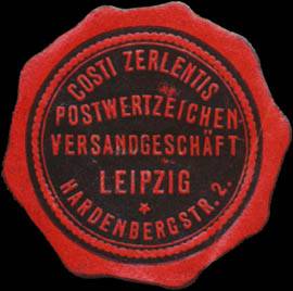 Costl Zerlentis Briefmarken-Versand