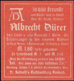 30.000 Käufer: Albrecht Dürer sein Leben