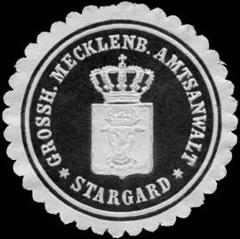 Grossherzoglich Mecklenburgische Amtsanwalt - Stargard