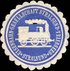 Eisenbahn - Gesellschaft Stralsund - Triebsees - Stralsund