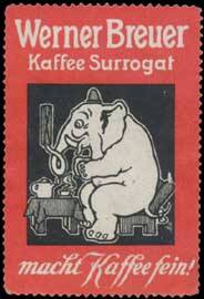 Werner Breuer Kaffee Surrogat (Elefant)