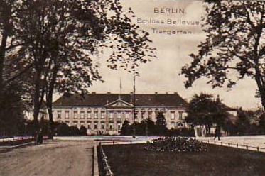 Berlin Tiergarten Schloss Bellevue 1914