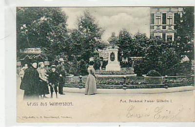 Berlin Wilmersdorf Kaiser Denkmal 1905