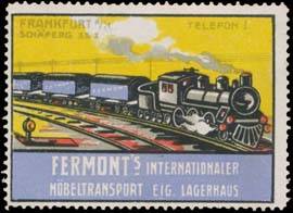 Fermonts Internationaler Möbeltransport per Eisenbahn