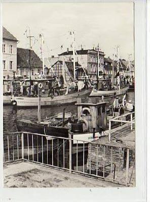 Ueckermünde Fischer Hafen 1973