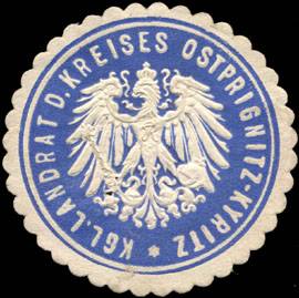 Königlicher Landrat des Kreises Ostprignitz - Kyritz