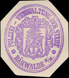 Polizei-Verwaltung der Stadt Bärwalde