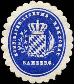 Koeniglich Bayerische Lyzeums - Rektorat - Bamberg