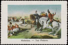 Schlacht von Waterloo - Tod Pictons